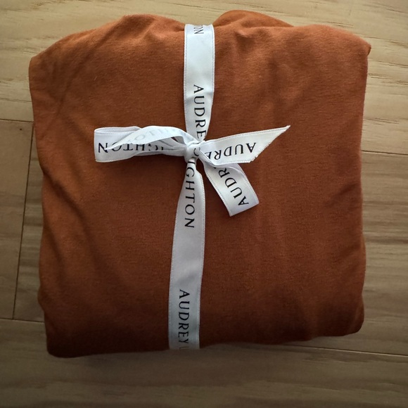 AUDREY LEIGHTON TERRACOTTA ONE SHOULDER DRESS - Medium M - Picture 3 of 6